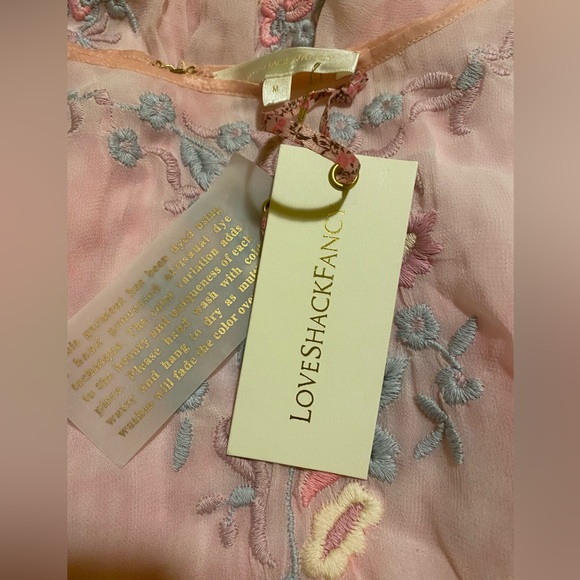 NWT Love Shack Fancy Bridgely Dress Milly size Medium - Picture 7 of 7